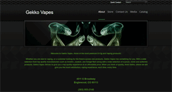 Desktop Screenshot of gekkovapes.com